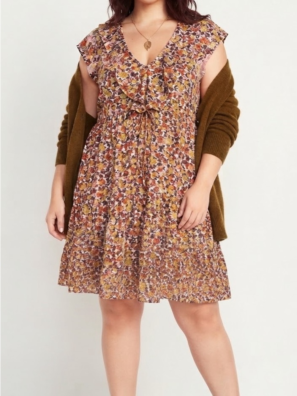 Old Navy Fall Floral Dress